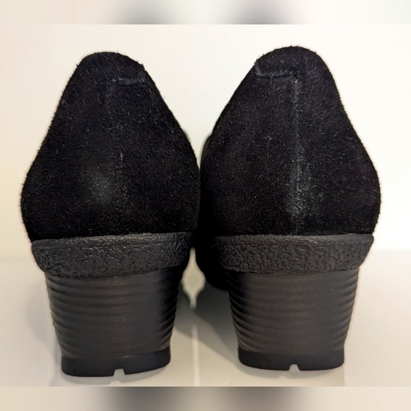 Valdini black suede shoes 7US - Picture 4 of 6